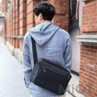 Сумка Xiaomi Runmi 90 Ninetygo Urban Simple Mail Bag Dark Grey